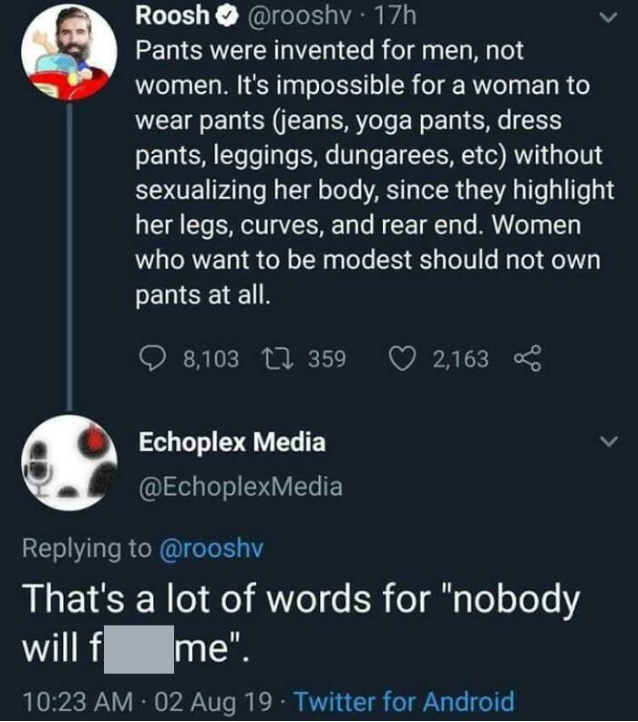Women And Their... *shuffles Deck* ...pants!