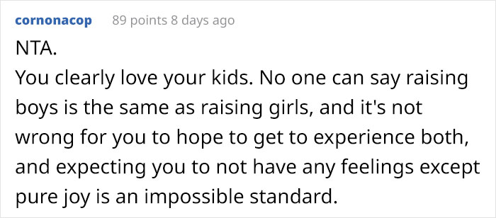 Dad Of 3 Girls Shows A Moment Of Disappointment When His 4th Daughter Is Born - His Mother Calls Him 'Misogynistic'