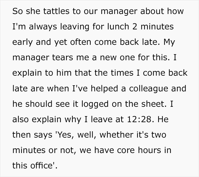 Employee's Lunch Policy Gets Changed Because Of The Office Drama Queen, They Execute Malicious Compliance
