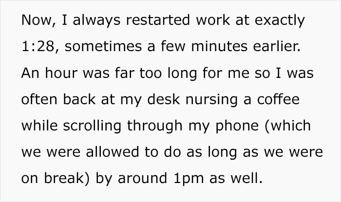 Employee's Lunch Policy Gets Changed Because Of The Office Drama Queen, They Execute Malicious Compliance