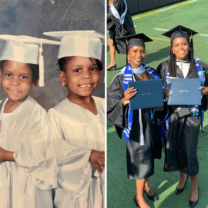 My Sister And I Graduating Headstart vs. Us Graduating College