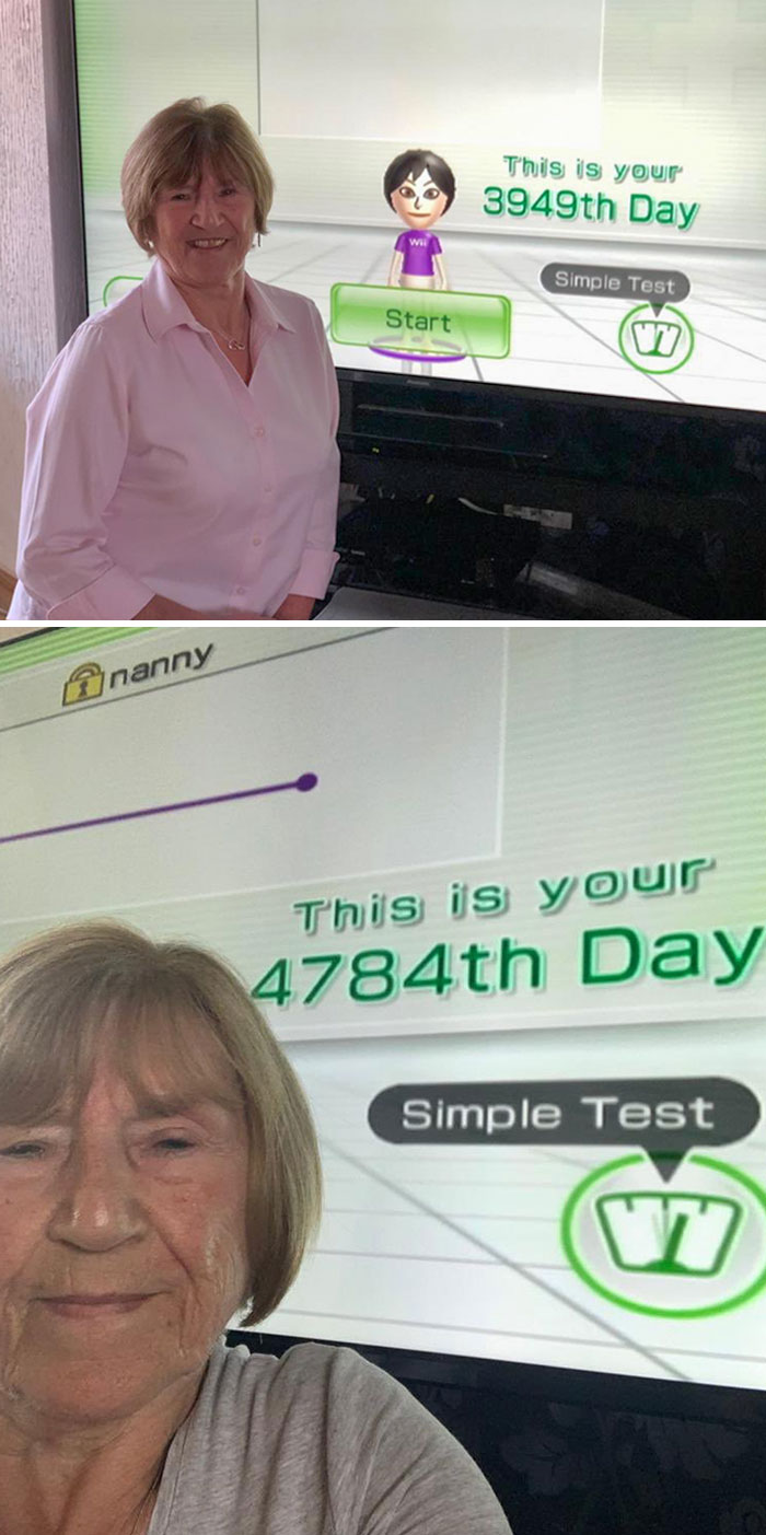 My Grandma Has Played Wii Fit Everyday For Over 10 Years