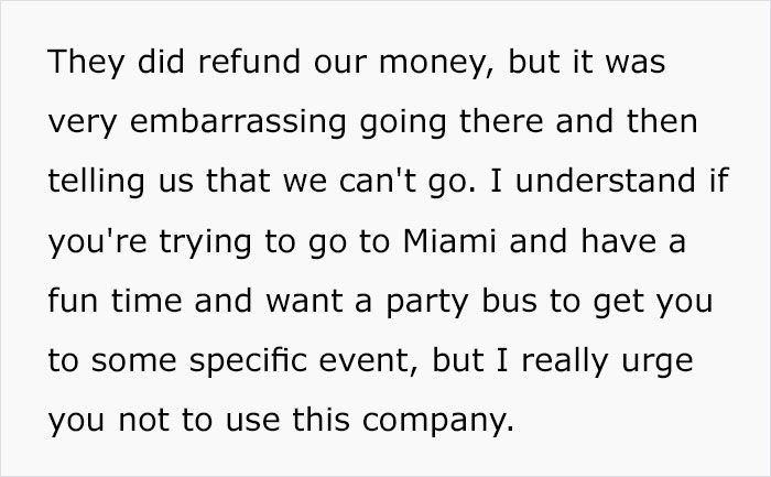 Party Bus Staff Tells Woman She Can't Get In Because She's Plus-Sized, She Exposes The Business That Humiliated Her