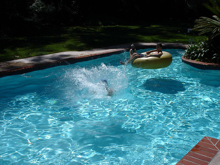 Woman Gets Tired Of Neighbor's Kids Showing Up At Her Pool Unannounced, So She Builds A Fence Which Then Infuriates The Kids' Mom Woman Gets Tired Of Neighbor's Kids Showing Up At Her Pool Unannounced, So She Builds A Fence Which Then Infuriates The Kids' Mom