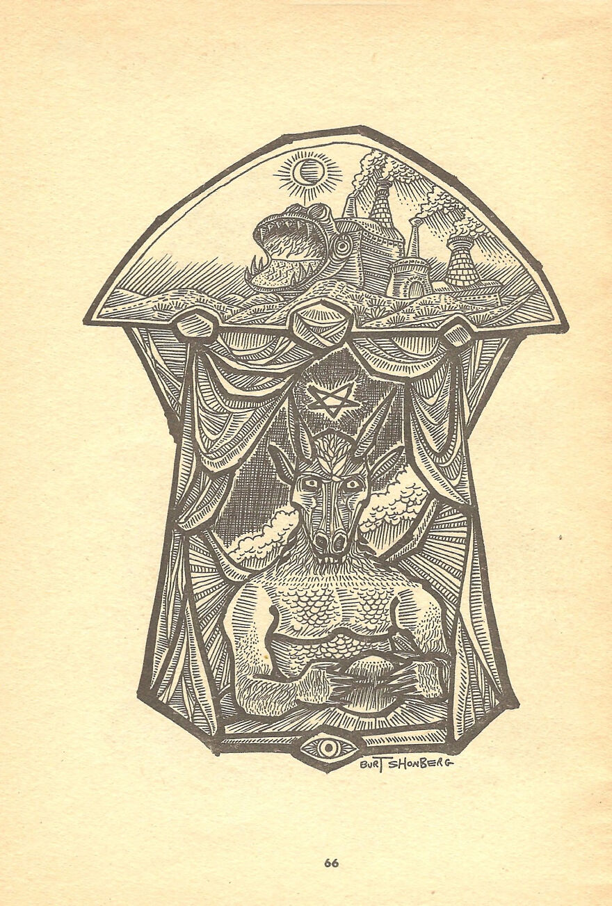 Burt Shonberg Drawing Made For Gamma Magazine Vol 1 No 2 1963