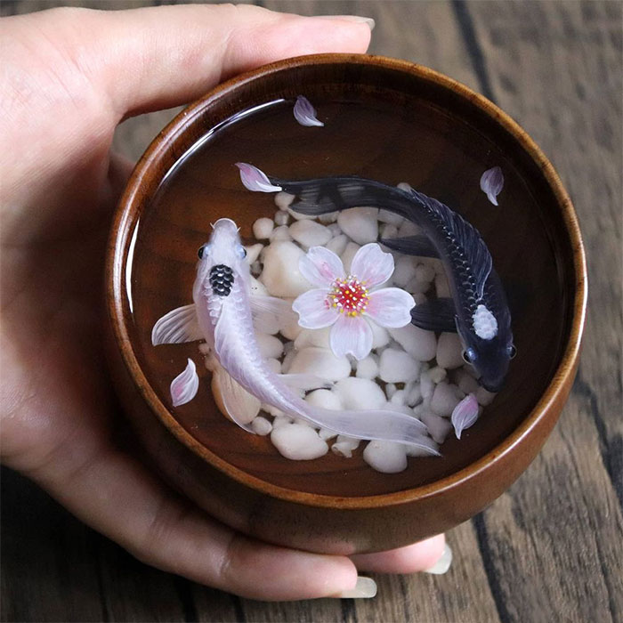 30 Beautiful And Detailed Paintings In Resin By This Artist