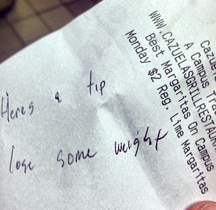 I'm A Waitress. I Gave This Table Everything They Needed, Quickly, And Get This Lovely Tip