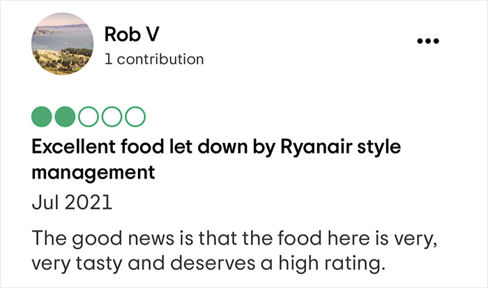 Restaurant Owner Puts Entitled Customer In Their Place With A Mic-Drop Response To Their Bad Tripadvisor Review Restaurant Owner Puts Entitled Customer In Their Place With A Mic-Drop Response To Their Bad Tripadvisor Review
