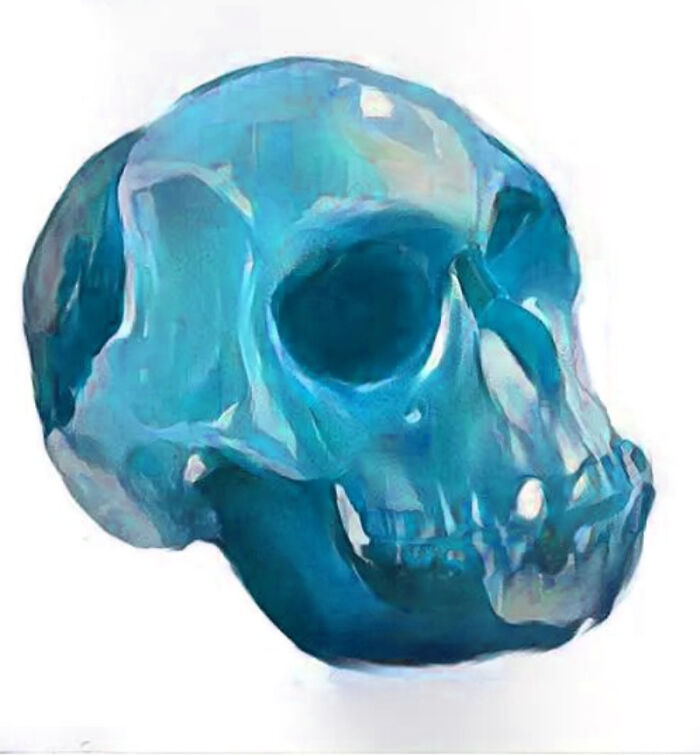 Digital Art (My Attempt At Watercolor Style Candy Skull)