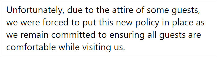 Texas Restaurant Shares Their New Dress Code Policy - Some People Are Upset, Others Say It Was Called For Texas Restaurant Shares Their New Dress Code Policy - Some People Are Upset, Others Say It Was Called For