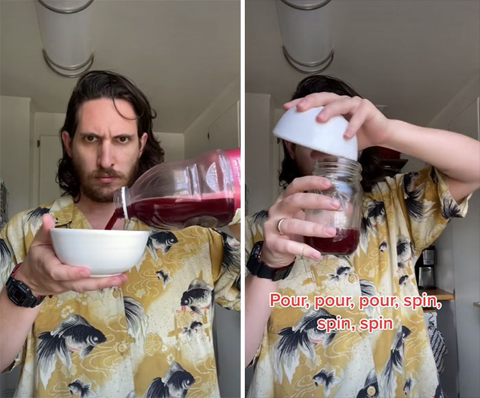 If You Keep Rotating Nothing Will Drip Down The Sides