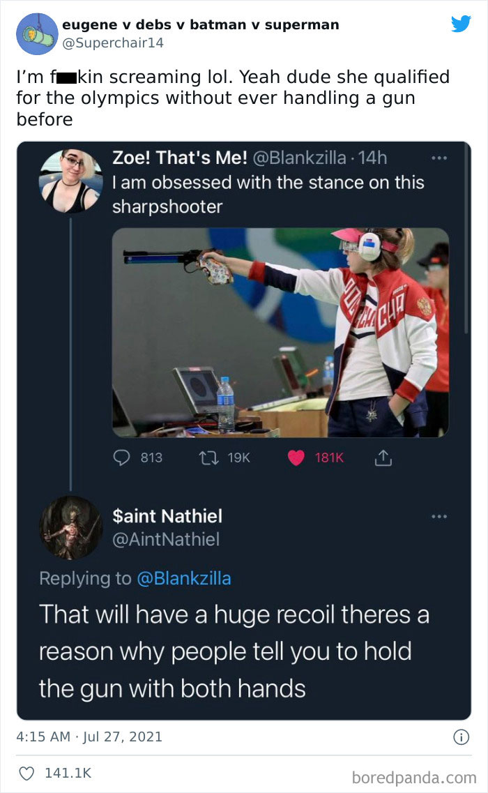 And This Person Who Tried To Mansplain An Olympic Sport To An Olympian