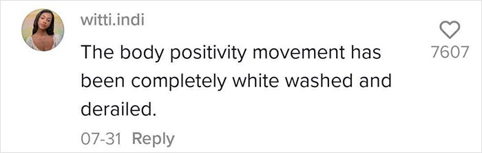 Woman Shares Her Issues With The "Body Positivity Movement" In A Viral Video