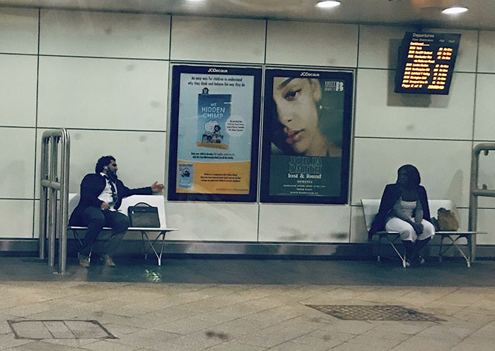 These Two Strangers Spontaneously Started Chatting And Laughing Together. I Might Have Caught The Beginning Of A Friendship On Camera