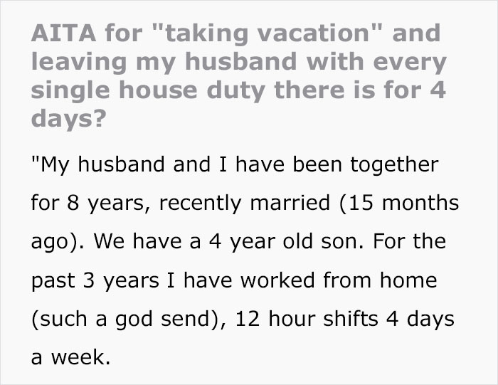 Tired Of Her Husband’s Laziness, Woman Takes A Vacation To Make Him Realize How Much She Does Tired Of Her Husband’s Laziness, Woman Takes A Vacation To Make Him Realize How Much She Does