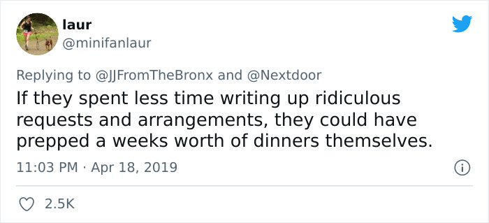 Entitled Couple Wants Neighbors To Cook For Them And Do Their Housework Because They Are Having A Baby, Get Slammed On Twitter Entitled Couple Wants Neighbors To Cook For Them And Do Their Housework Because They Are Having A Baby, Get Slammed On Twitter