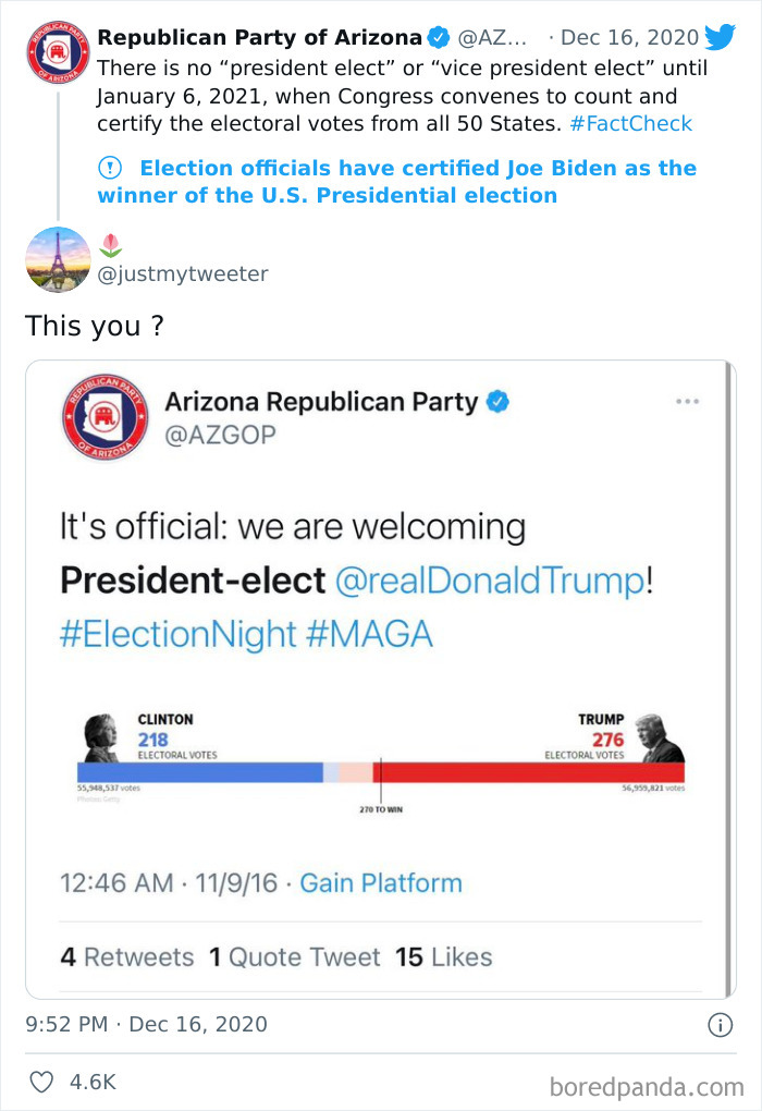 Arizona Republicans On President Elect Qualifications