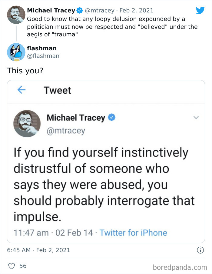 Michael Tracey Is A Spineless Pos