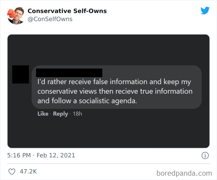 Conservative-Self-Owns-Fails