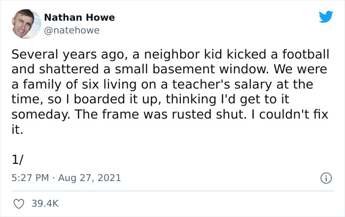 Man On Twitter Illustrates How Bad The Consequences Of Procrastination Are With His Broken-Window Story