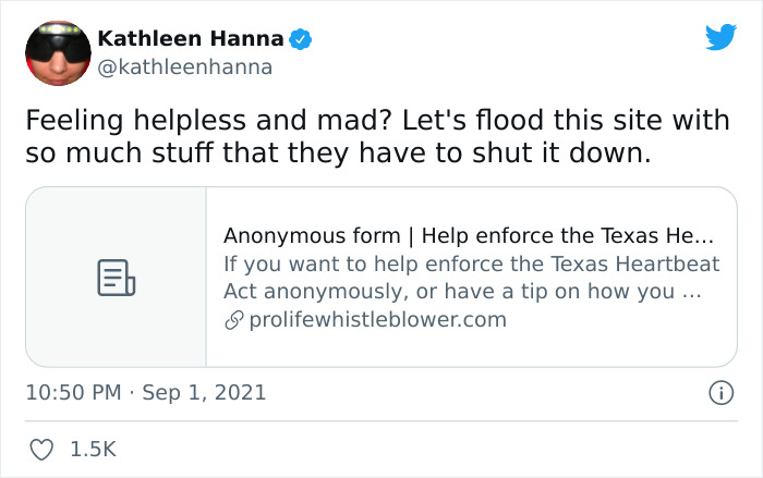 People Are Fighting Texas' Abortion Laws By Spamming The Anti-Abortion Tip Line Website In Masterful Ways