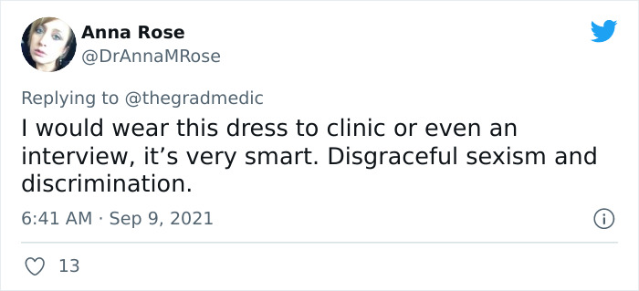 Med Student Was Penalized By Examiners For 'The Most Inappropriate Dress They Had Ever Seen' Med Student Was Penalized By Examiners For 'The Most Inappropriate Dress They Had Ever Seen'