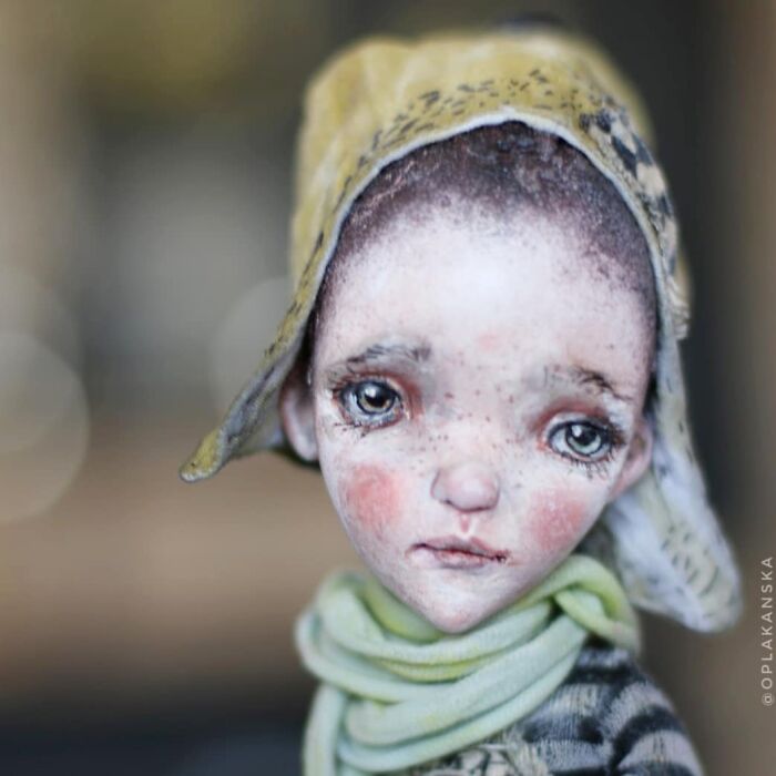 16 Years Helena Oplakanska Create Art Dolls