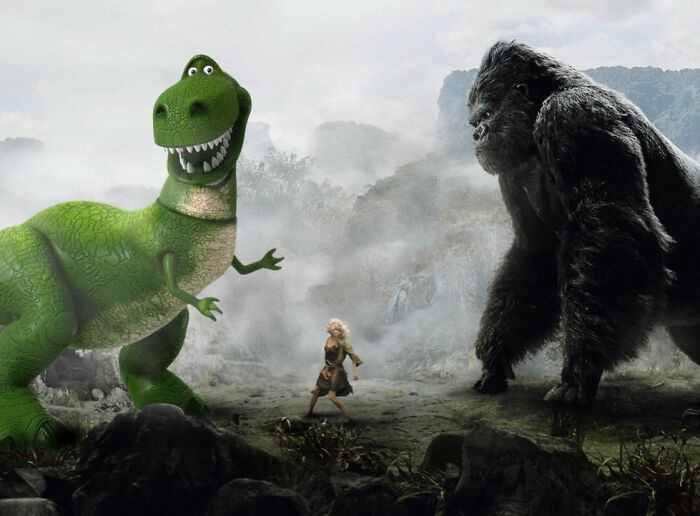 A Hungarian Designer Combines Characters From Different Movies In One Scene, Creating Very Funny Twists (66 New Pics)