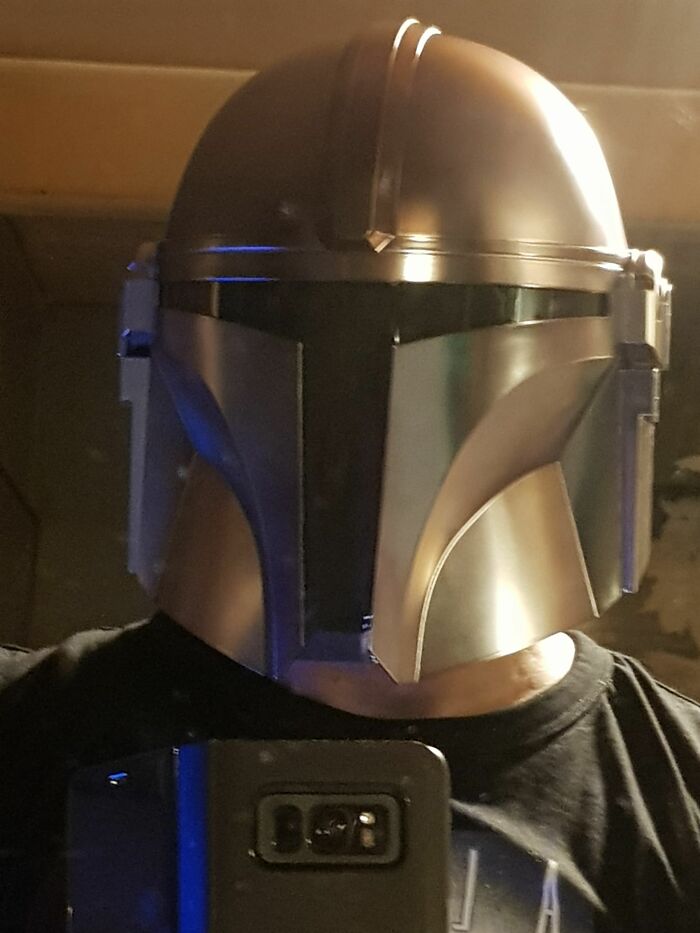 My Current Favourite Thing Is My Hasbro Black Series Mandalorian Helmet. This Is The Way.