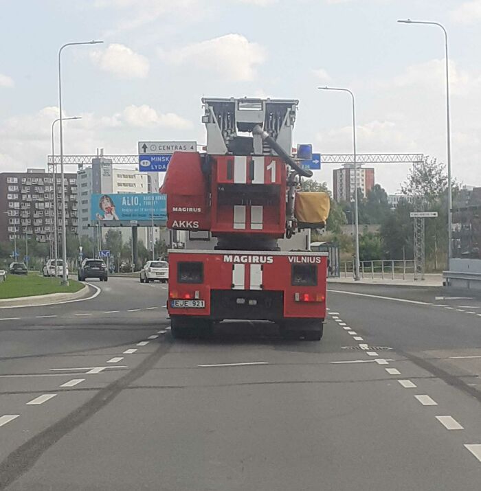 Firetruck Transformer With A Hookah Pipe In Its Mouth