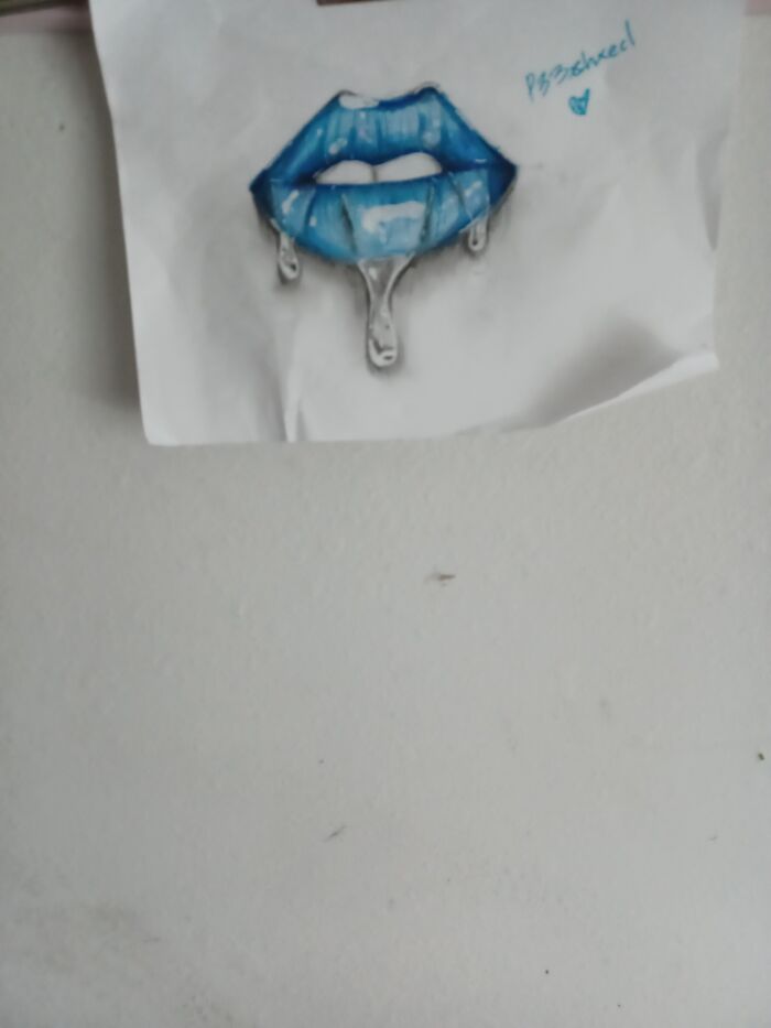 Drew This Today (Second Attempt At Lip Drawings) :>