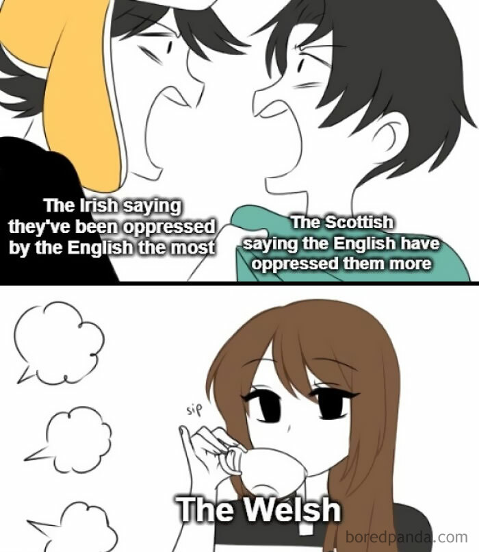 Keep Your Voices Down; The English Could Walk In At Any Minute