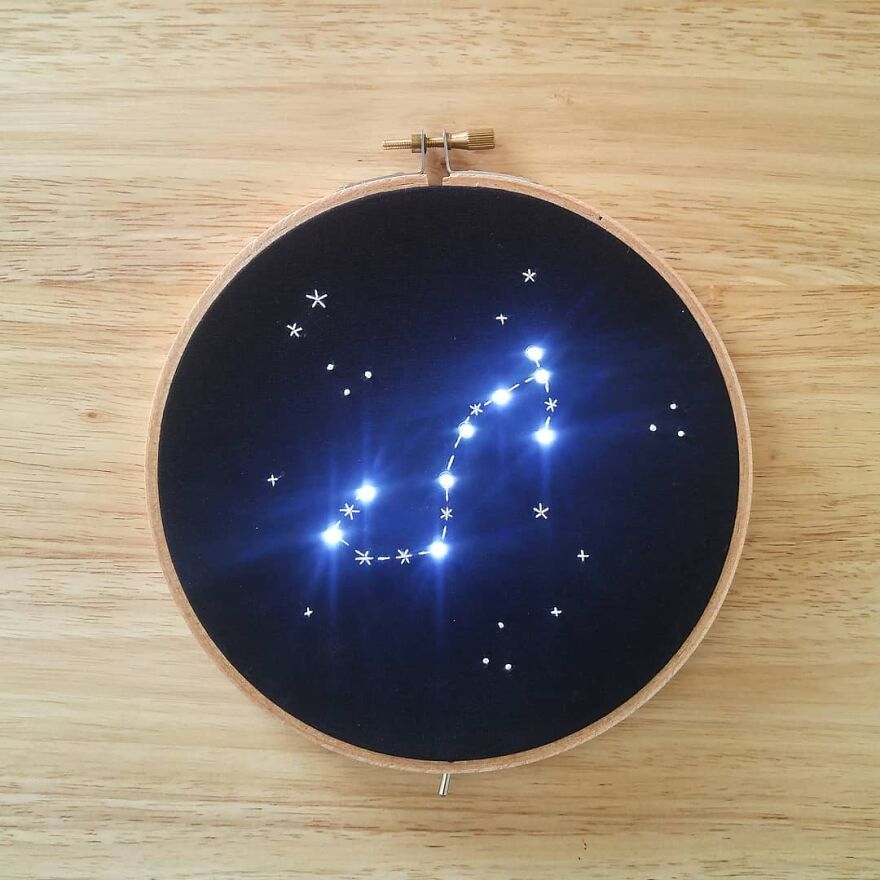 I Weave Lights Into My Embroidery Works Inspired By Stars And