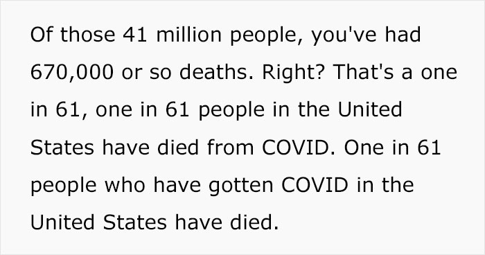 Mom Uses Math To School A Covid Skeptic On The Odds Of Surviving Covid With And Without A Vaccine Mom Uses Math To School A Covid Skeptic On The Odds Of Surviving Covid With And Without A Vaccine