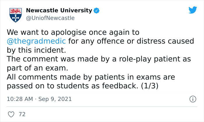 Med Student Was Penalized By Examiners For 'The Most Inappropriate Dress They Had Ever Seen' Med Student Was Penalized By Examiners For 'The Most Inappropriate Dress They Had Ever Seen'