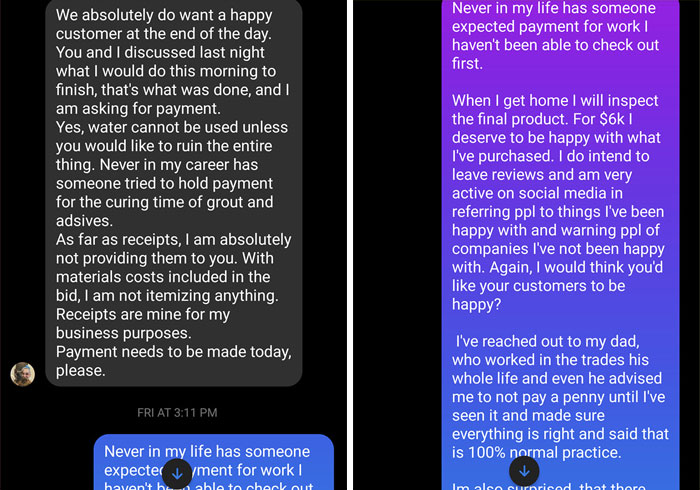 Customer Wouldn't Pay For Renovation So Contractor Destroys It All Customer Wouldn't Pay For Renovation So Contractor Destroys It All