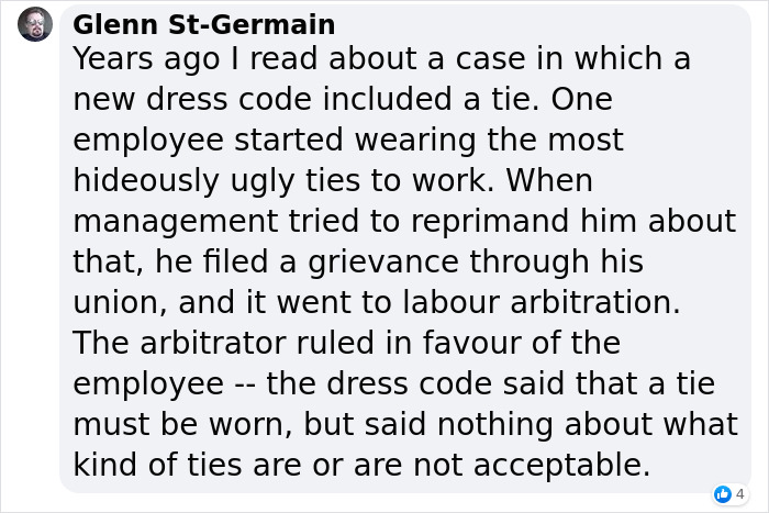 “Wear A Tie? Sure Thing”: Employee Finds A Way To Maliciously Comply With Company’s Ridiculous Dress Code “Wear A Tie? Sure Thing”: Employee Finds A Way To Maliciously Comply With Company’s Ridiculous Dress Code