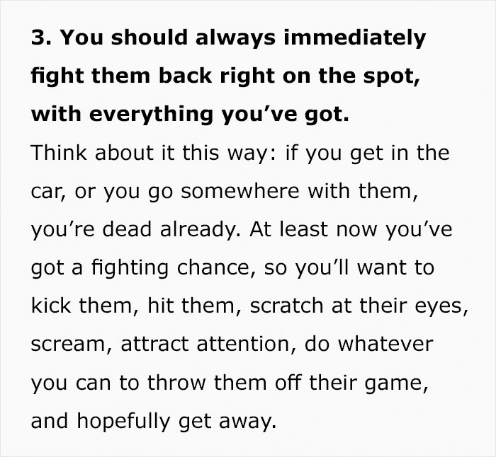 "By Flipping The Script, You're Becoming Their Worst Nightmare" - Man Is Going Viral On TikTok For Sharing Advice On How To Act When Being Kidnapped "By Flipping The Script, You're Becoming Their Worst Nightmare" - Man Is Going Viral On TikTok For Sharing Advice On How To Act When Being Kidnapped