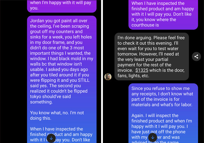 Customer Wouldn't Pay For Renovation So Contractor Destroys It All Customer Wouldn't Pay For Renovation So Contractor Destroys It All