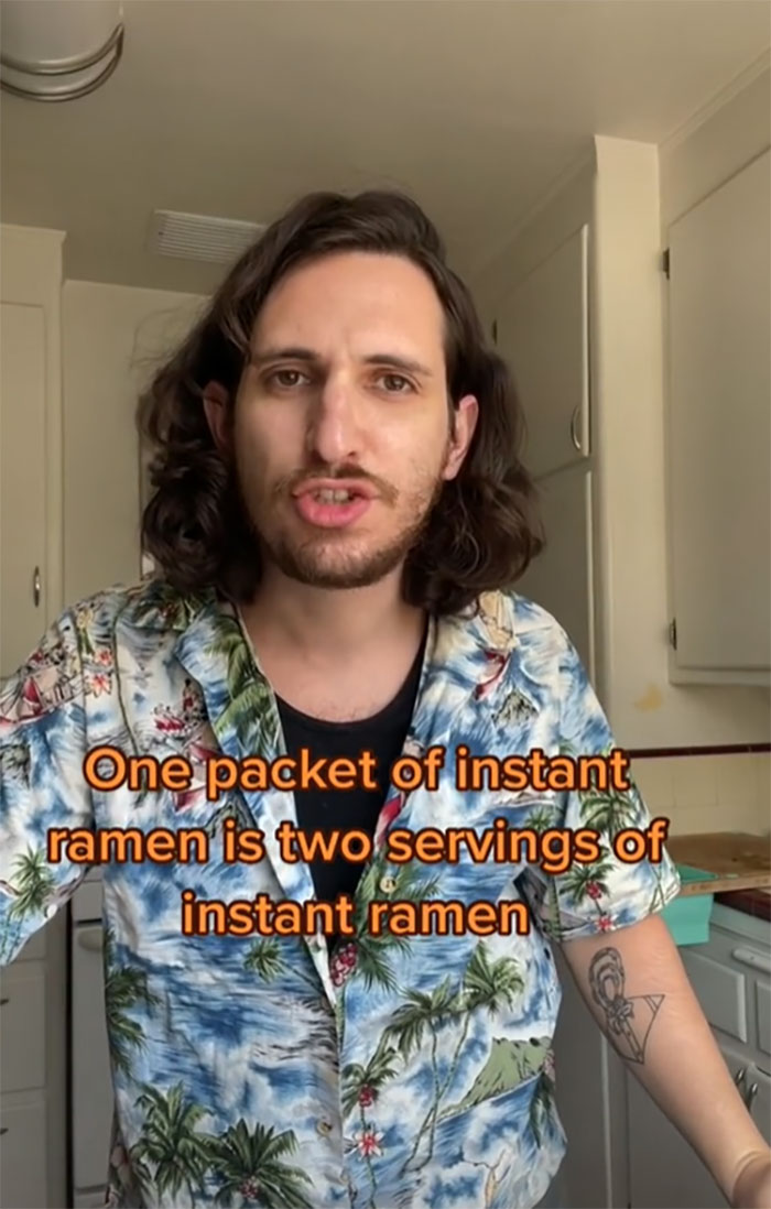 One Packet Of Instant Ramen Is Two Servings Of Instant Ramen