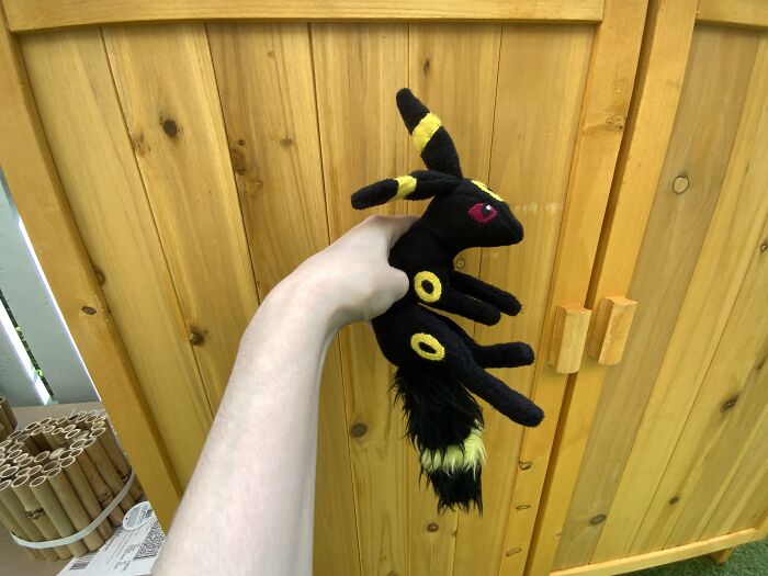 I Like Making My Own Pokemon Plushies, Heres An Umbreon I Made :)