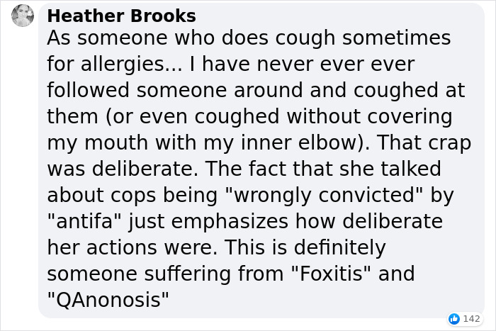 Anti-Mask 'Karen' Follows Mom With A Child Around Store While Coughing On Them, Gets Fired After Internet Detectives Track Her Down Anti-Mask 'Karen' Follows Mom With A Child Around Store While Coughing On Them, Gets Fired After Internet Detectives Track Her Down