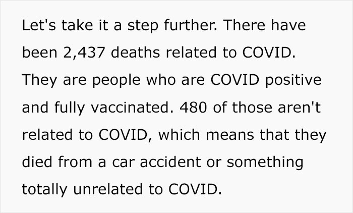 Mom Uses Math To School A Covid Skeptic On The Odds Of Surviving Covid With And Without A Vaccine Mom Uses Math To School A Covid Skeptic On The Odds Of Surviving Covid With And Without A Vaccine
