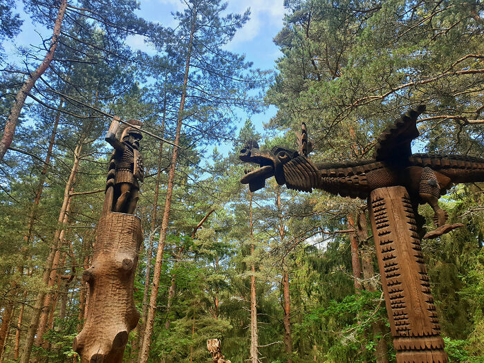 Statues At Juodkrantė, Lithuania