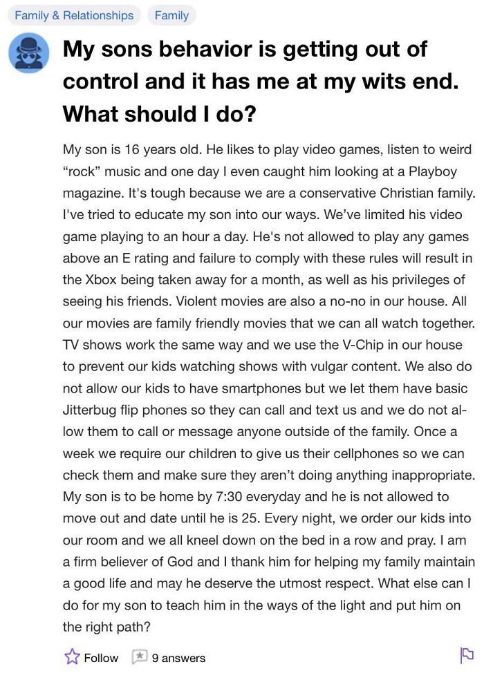 This Kids Life Sounds Horrible