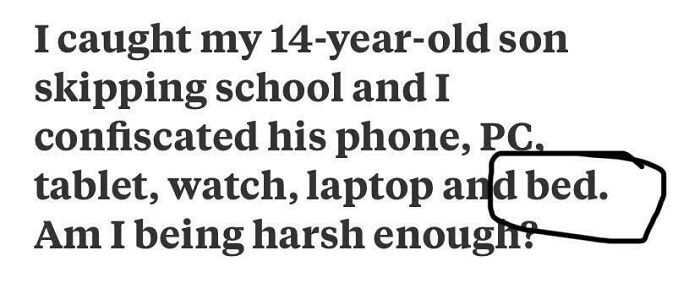 They Even Took The Bed