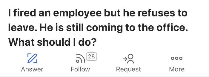 John, You’re Not Being Paid. Go Home!