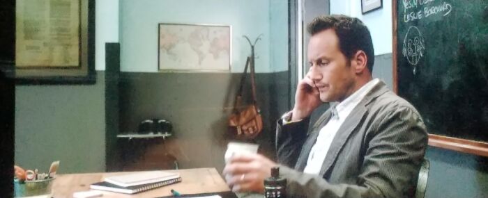 Has Anyone Mentioned Before What Looks Like Jigsaw Sketched In The Background Of Insidious (2010)...?