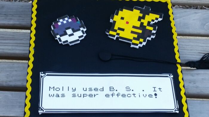 This Was My Sister's Graduation Cap Today