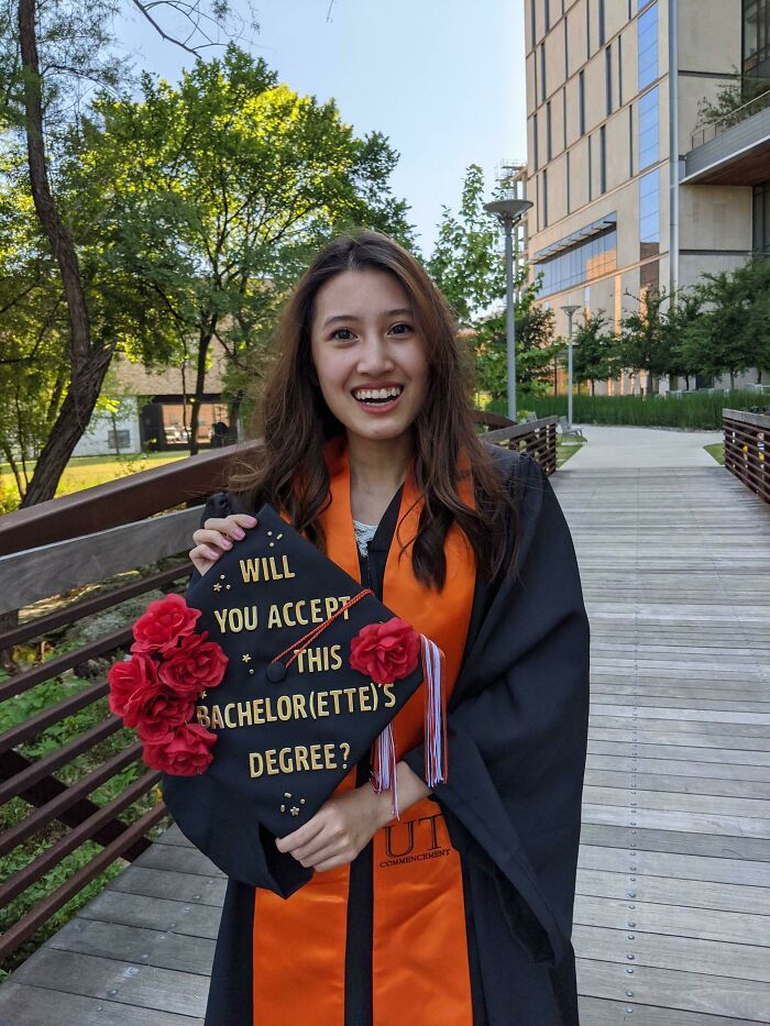 I Was Supposed To Graduate Today, But Since The Pandemic Messed That Up, I Figured Y'all Would Appreciate My Cap Design